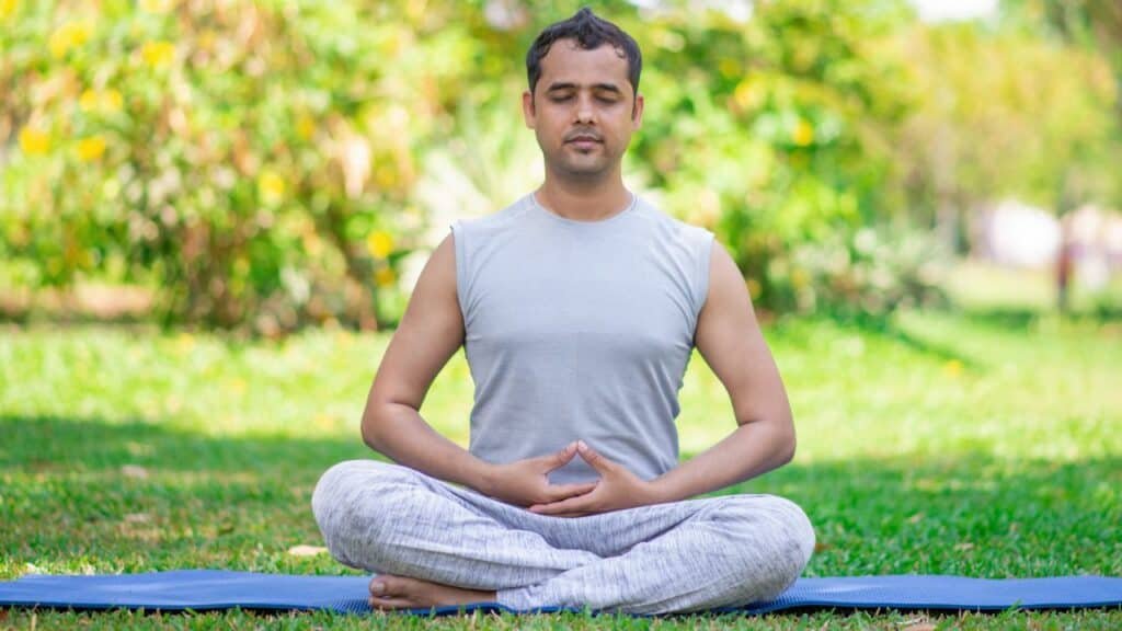 man doing yoga representing differet dosha