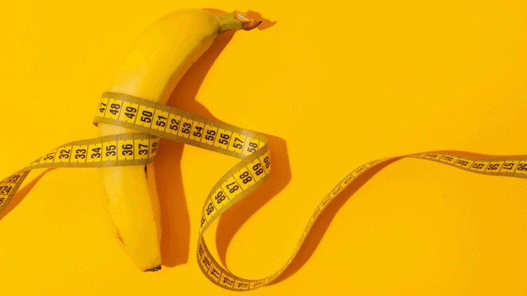 banana depicting penis size